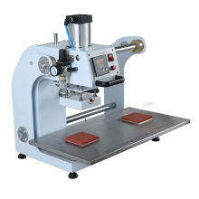 QS-HB10 Up sliding pneumatic double work table heat transfer press machine T shirt printing machine logo label machine